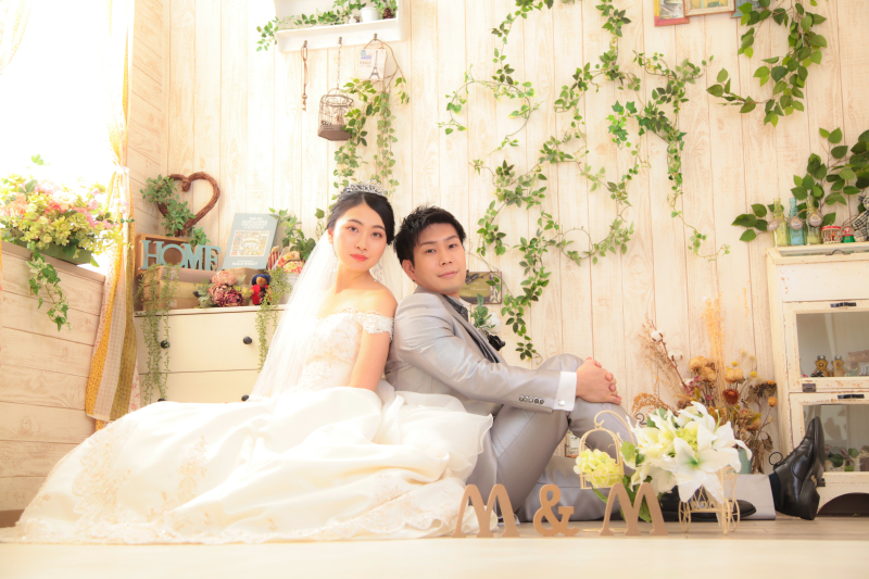 【洋装 アクアマリン】8ページのアルバム&全撮影データ付プラン!