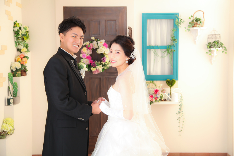 【和装&洋装 サファイア】透明感のある20ページのアルバムとロケーション撮影付プラン