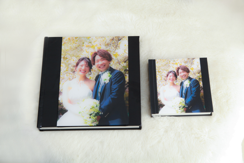 【和装 ダイヤ】高級レザーボックス付30ページのアルバムとロケーション撮影が含まれたプラン