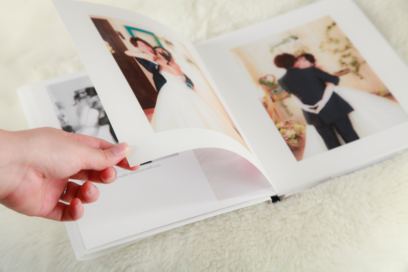 【和装 アメシスト】雑誌風の20ページのアルバム付