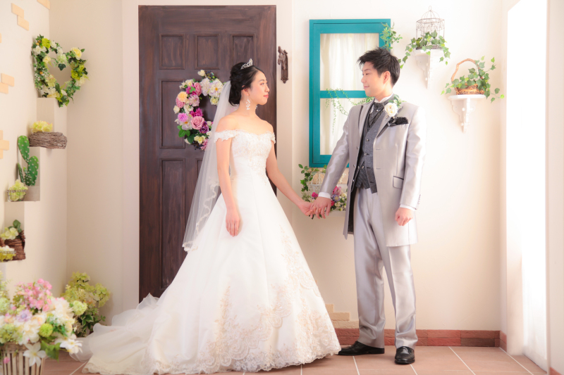 【洋装 アクアマリン】8ページのアルバム&全撮影データ付プラン!