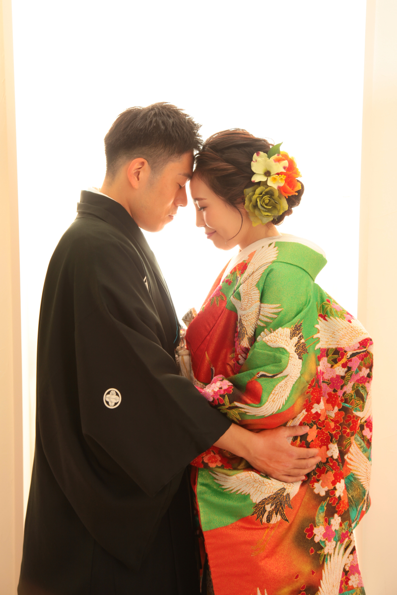 【和装 アメシスト】雑誌風の20ページのアルバム付