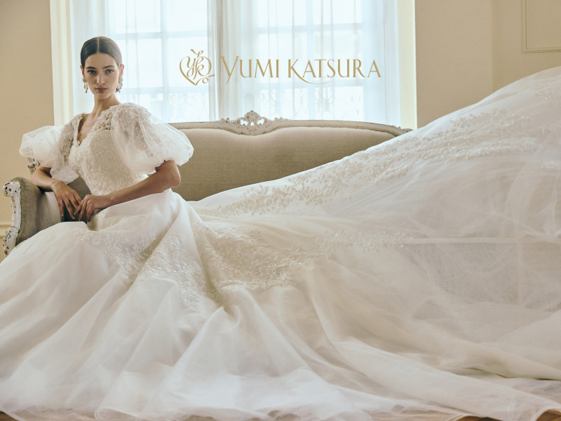 F902　桂ドロップパフスリーブグリッターソワレ