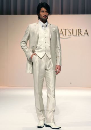 KM-14859 桂トラディショナルゴールドラペルスーツ