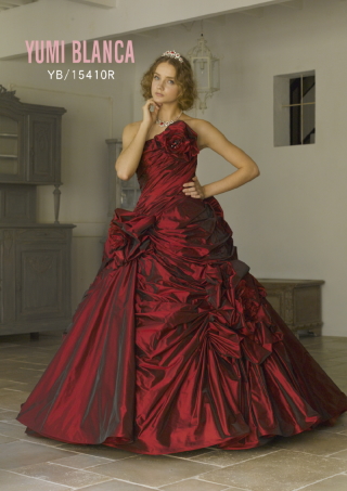 F9639 桂レッドラグジュアリードレープ