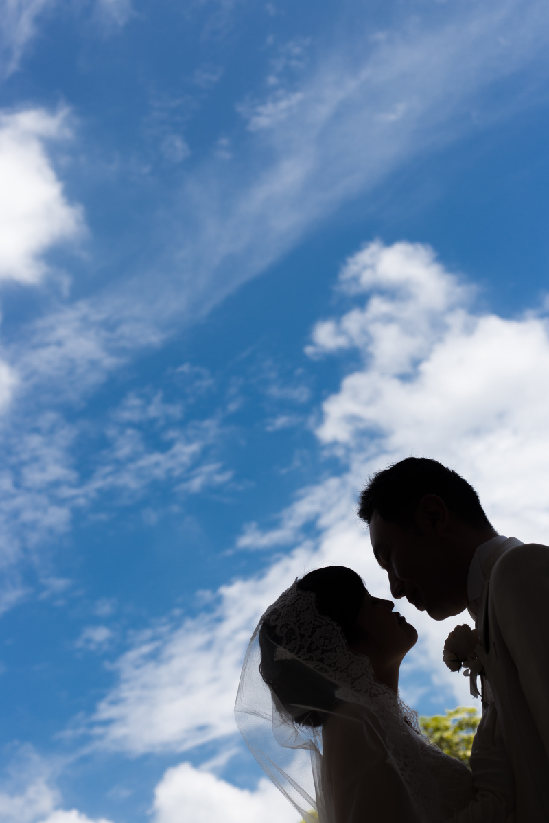 2人のシルエット