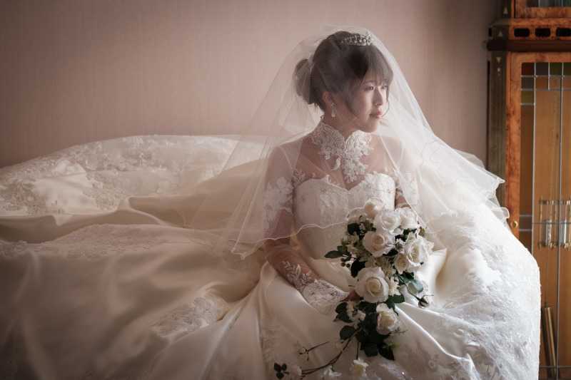 ドレスはこだわりのドレスで❤