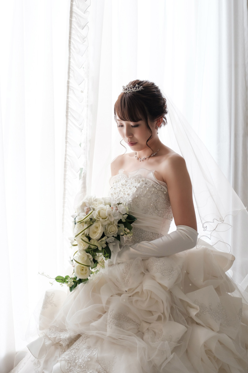 ご新婦様はウェディングドレス♪