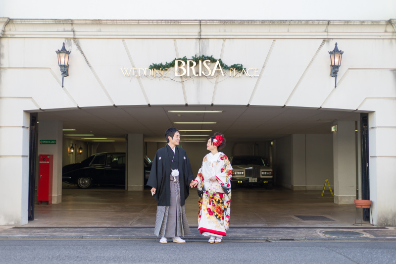 結婚式を迎える前に和装の写真撮り♪