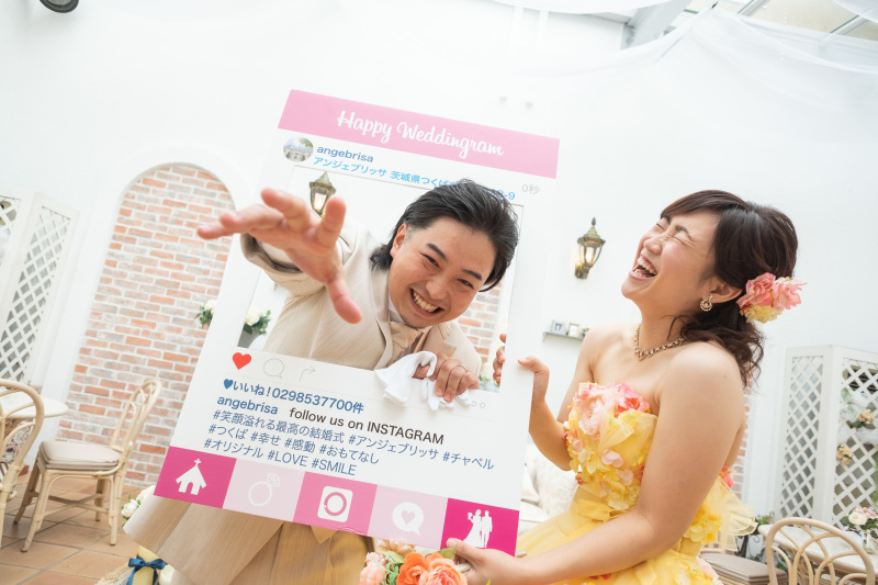 アンジェブリッサインスタフレームで