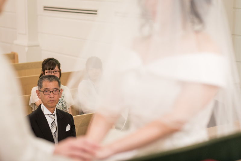 親御様には一番近くで見てもらいましょう