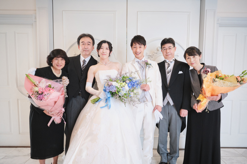ご家族ご一緒にフォトウエディング