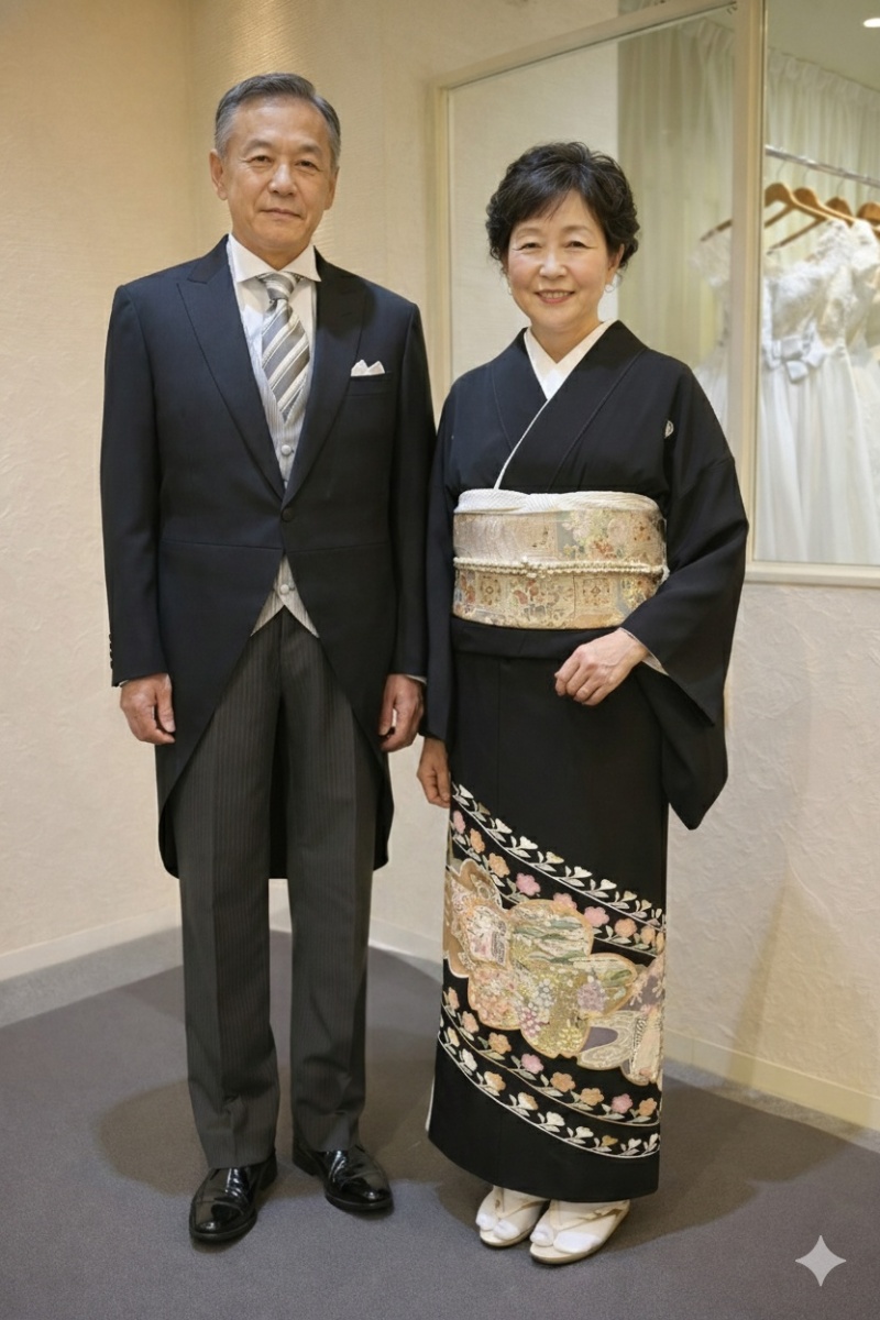 親御様のお衣裳もご用意ございます