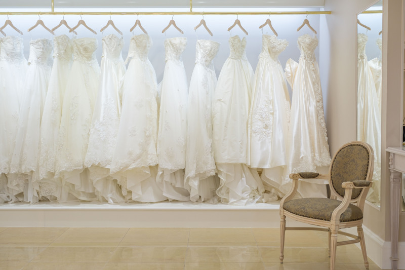 ドレスの豊富さが魅力！