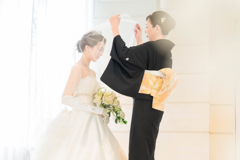 親御様もご一緒に撮影可能!是非ご両家の思い出に!