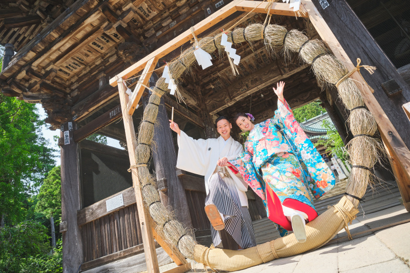 筑波山神社ロケーションプラン★和装1着★(白無垢or色打掛1着・紋服1着)・撮影全データ付き・アルバム付き