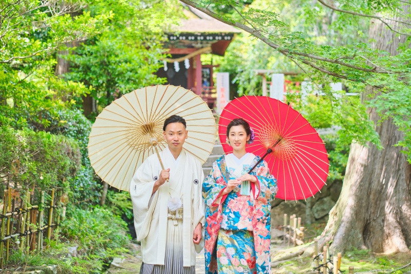 筑波山神社ロケーションプラン★和装1着★(白無垢or色打掛1着・紋服1着)・撮影全データ付き・アルバム付き