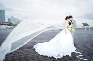 天気が味方してくれた大桟橋