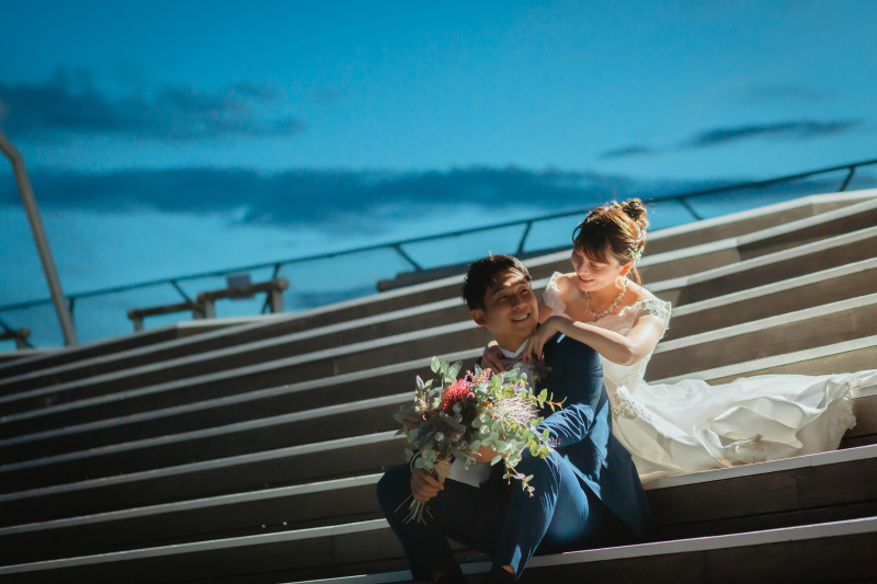 夜へと移りゆくブルー