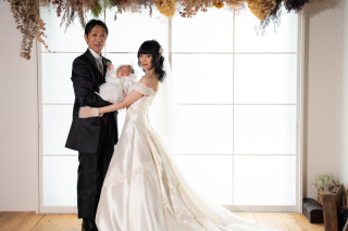 お子様と幸せブライダルフォト