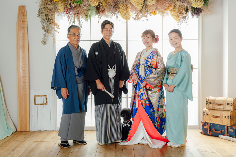 和服で勢揃い
