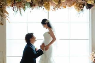 愛の結晶を宿したブランニューウェディング