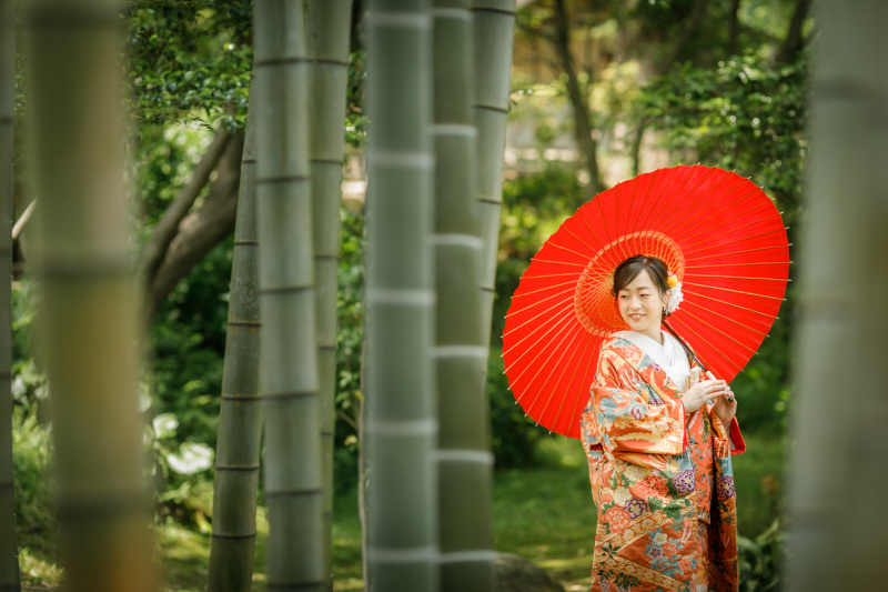 竹林で撮るソロショットは格別の美しさ♡
