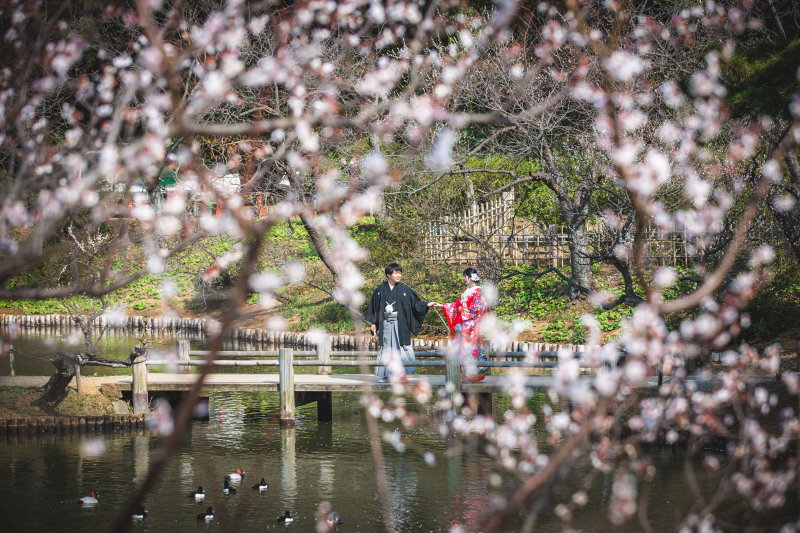 紅梅の香りも閉じ込めて