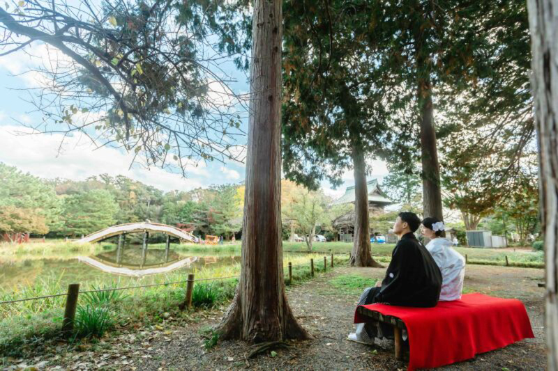 称名寺で撮影開始