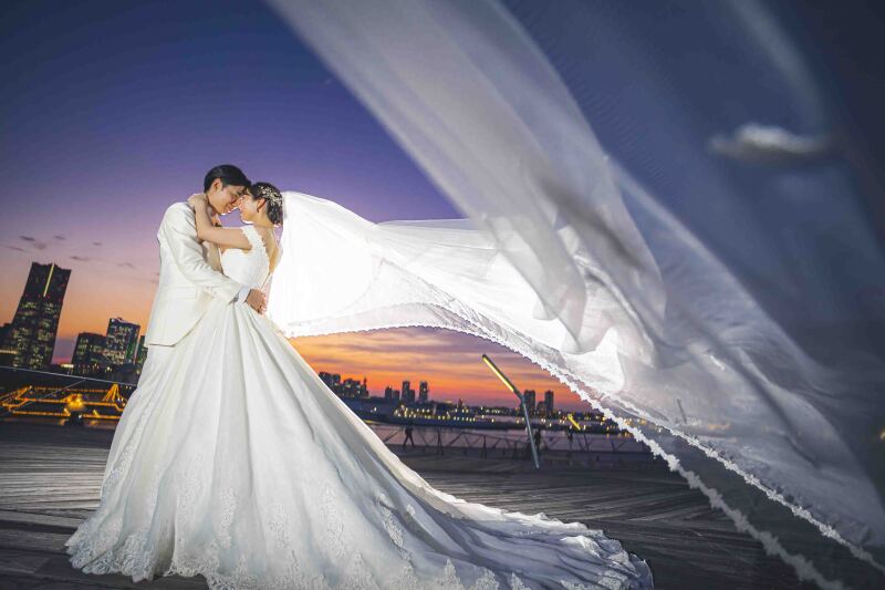 マジックアワー×ベールふわっ は写真映えショット