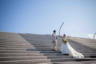 和装、ウエディングドレスで2ヶ所♪