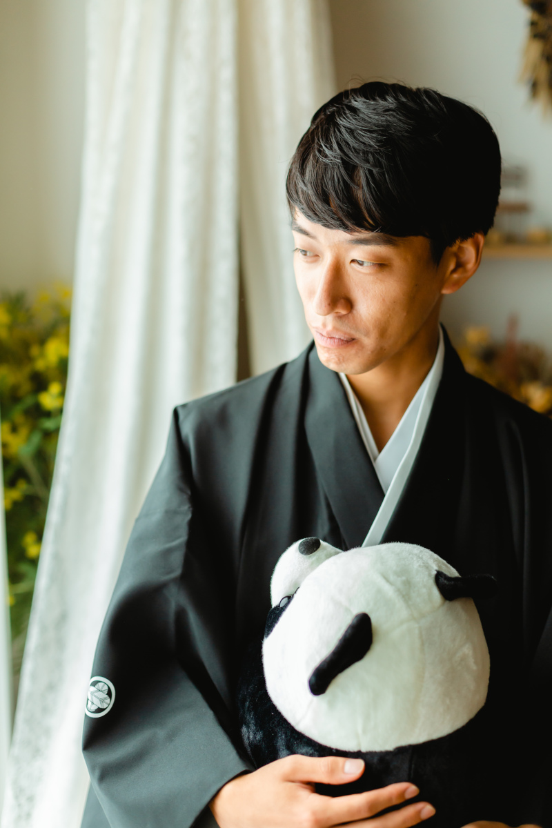 新郎様もカッコよく…あれ?