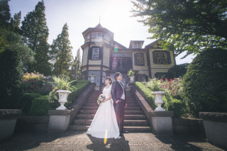 洒脱な洋館ロケーションと和装スタジオで家族の絆を深め合う