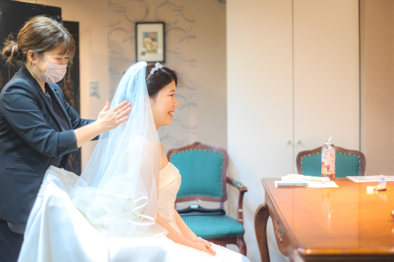 「これから始まる一日」全てが整った花嫁