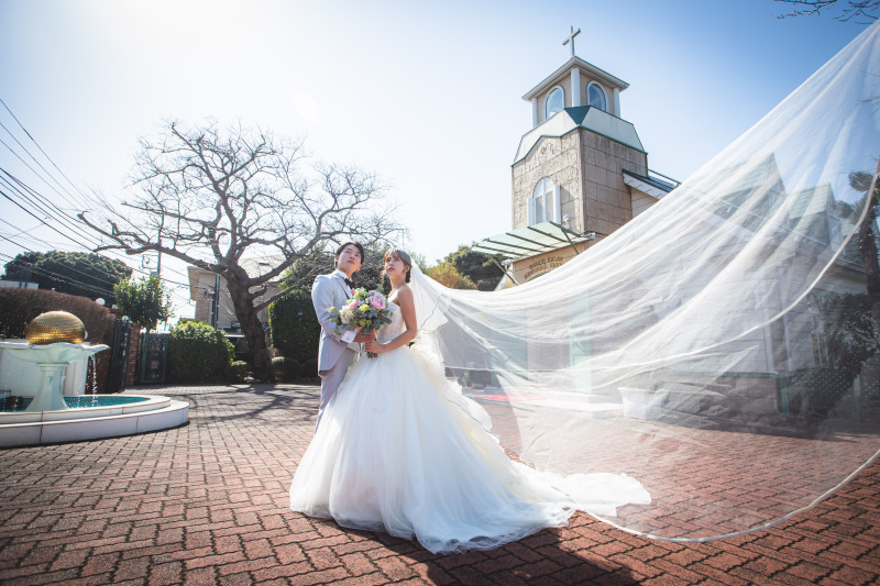 見上げる先はブルースカイ