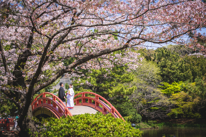 称名寺といえば橋のショット♪