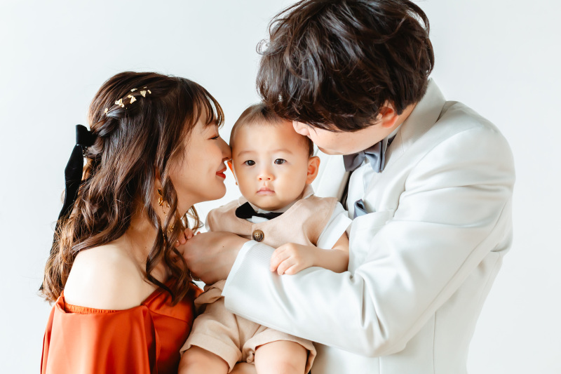 仲睦まじい親子フォト