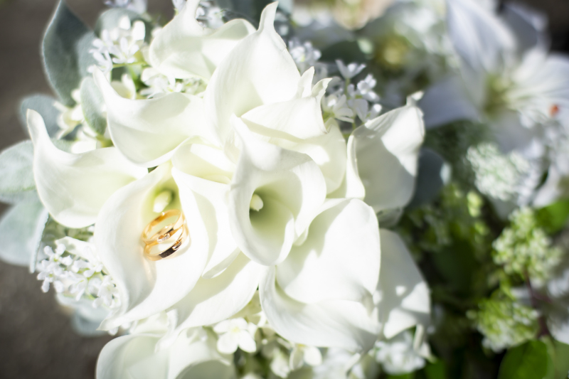 指輪の写真はプロならでは