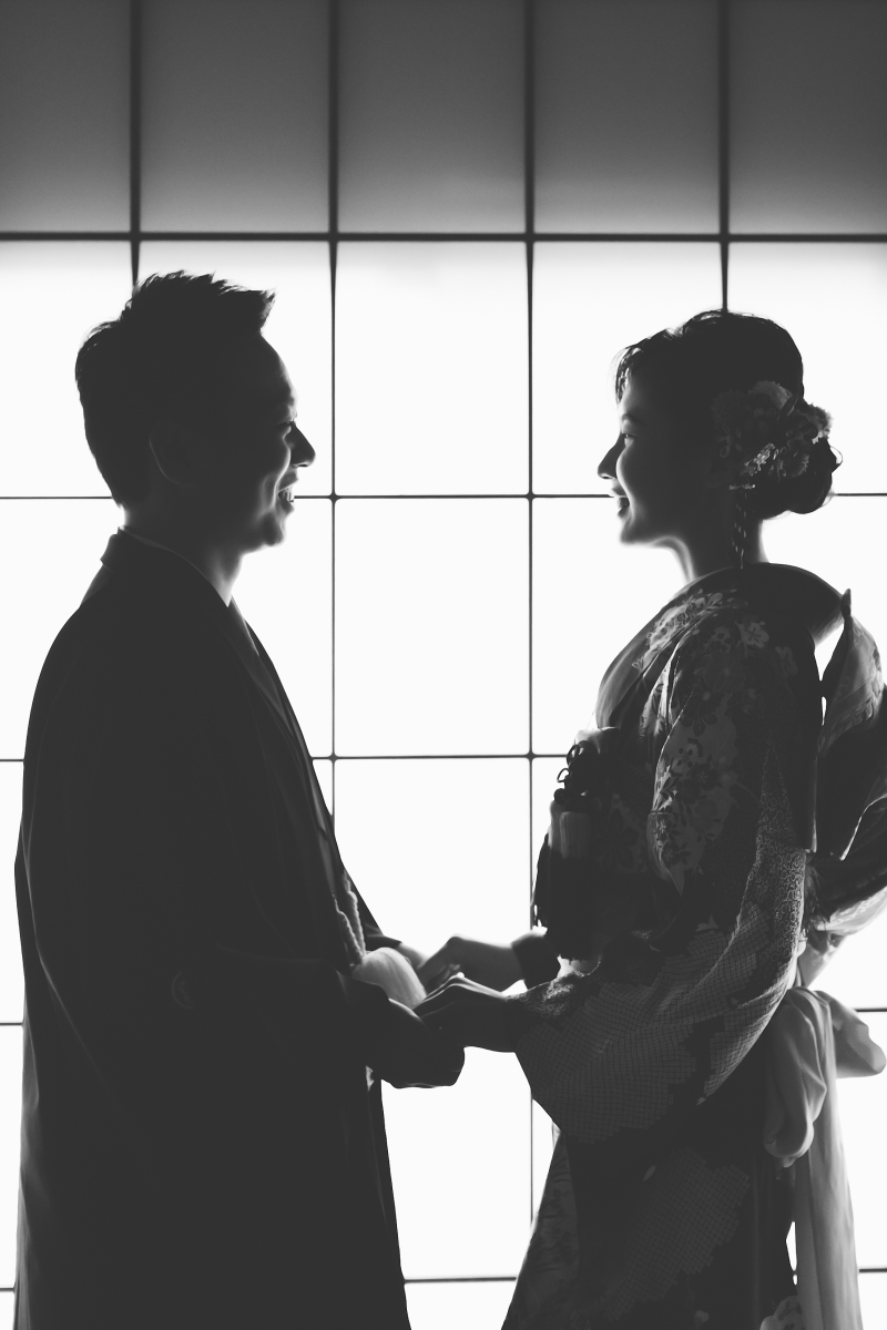 和装の定番ショットが続く♪