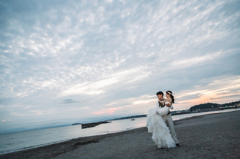 最後はお姫様抱っこで