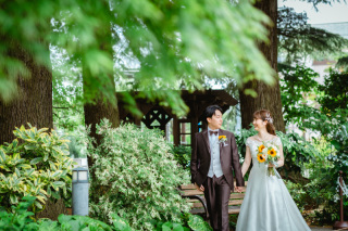 フォレストビューが美しい洋館で上げるフォトウェディング