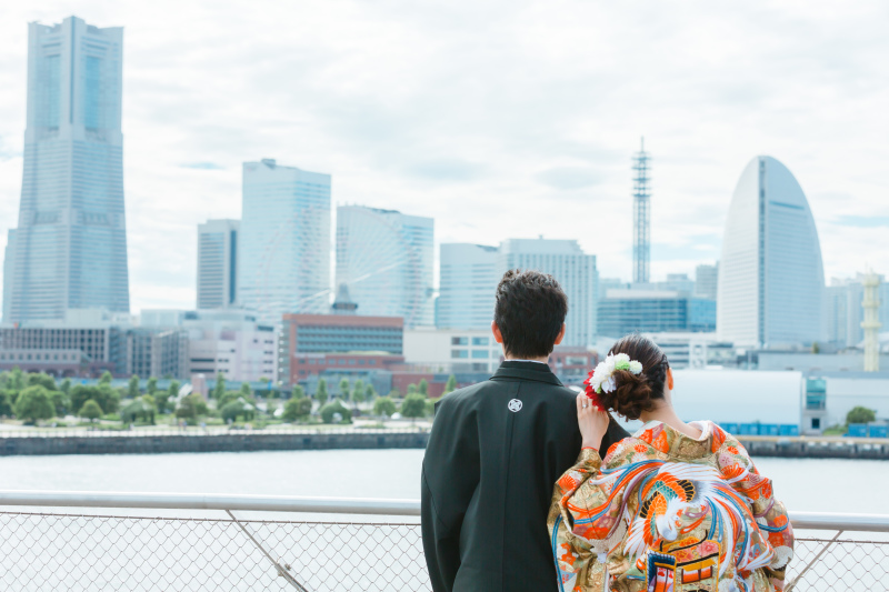横浜のみなとみらいに広がる景色を眺めたり♬