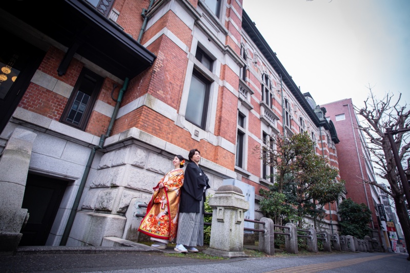 開港記念会館と大さん橋で残す和洋装フォト