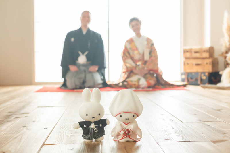 和装でお揃い