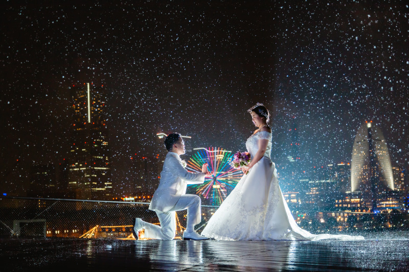 光の中でプロポーズ