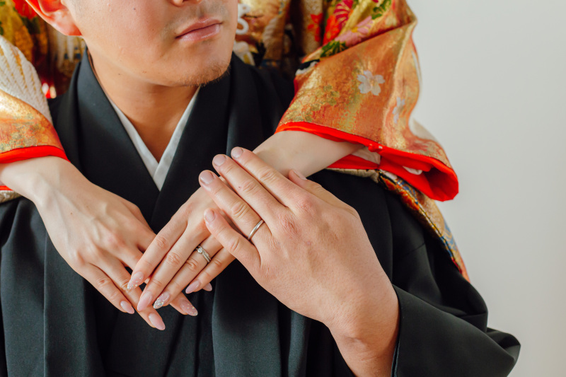 指輪のショットも大切に