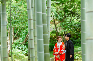 天気の良い和洋装フォトウェディング日和な撮影♪