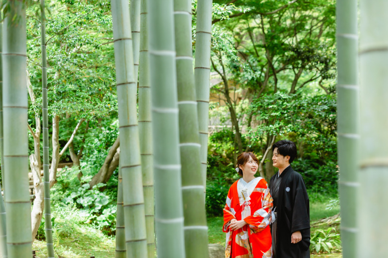 天気の良い和洋装フォトウェディング日和な撮影♪