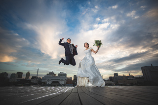 山下公園の大さん橋と三溪園のオイシイところ撮りブライダル