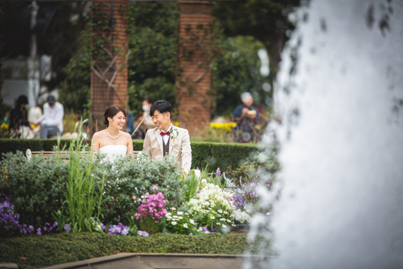 予想以上の花に囲まれて